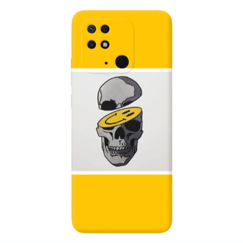 Xiaomi Poco C40 Smiley dry head Transparent Silicone TPU Θήκη