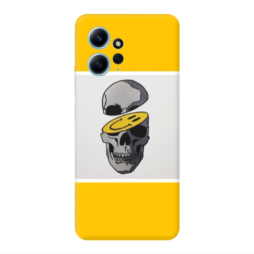 Xiaomi Redmi Note 12 4G Smiley dry head Transparent Silicone TPU Θήκη