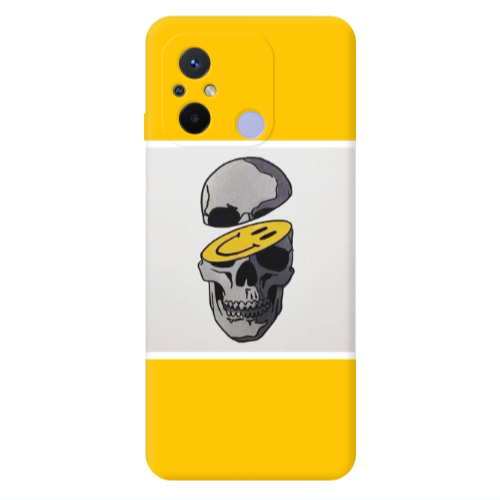 Xiaomi Redmi 12C Smiley dry head Transparent Silicone TPU Θήκη