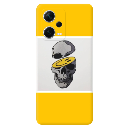 Xiaomi Redmi Note 12 5G Smiley dry head Transparent Silicone TPU Θήκη