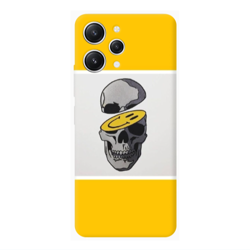 Xiaomi Redmi 12 Smiley dry head Transparent Silicone TPU Θήκη