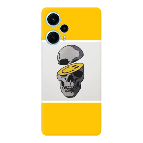 Xiaomi Poco F5 Smiley dry head Transparent Silicone TPU Θήκη