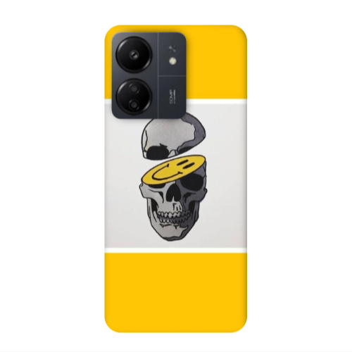 Xiaomi Redmi 13C Smiley dry head Transparent Silicone TPU Θήκη