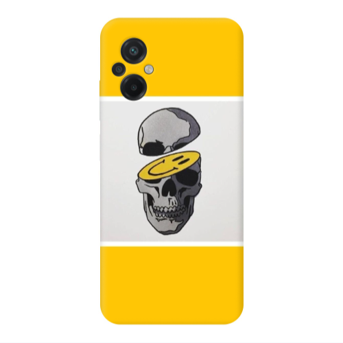 Xiaomi Poco M5 Smiley dry head Transparent Silicone TPU Θήκη