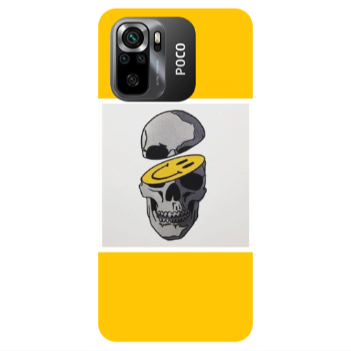 Xiaomi Poco M5 s Smiley dry head Transparent Silicone TPU Θήκη