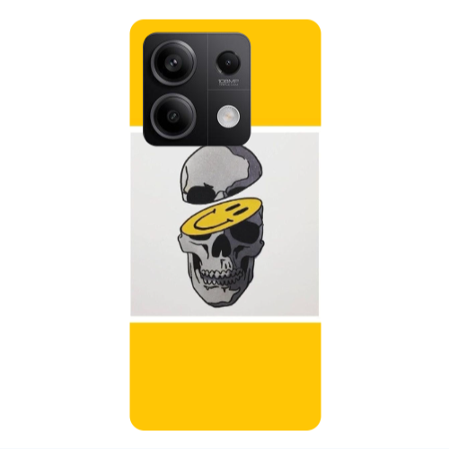 Xiaomi Redmi Note 13 5G Smiley dry head Transparent Silicone TPU Θήκη