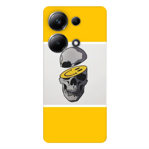 Xiaomi Poco M6 Pro 4G Smiley dry head Transparent Silicone TPU Θήκη
