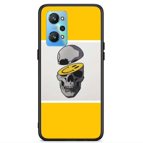 Realme Gt Neo 2 Smiley dry head Black Glossy Θήκη