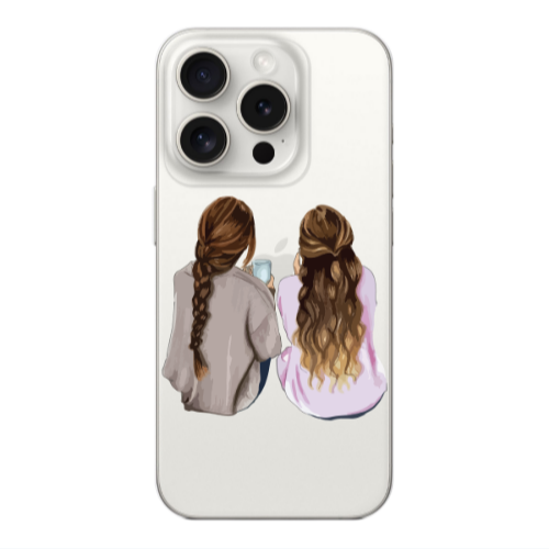 Apple Iphone 16 Pro Friends Transparent Silicone TPU Θήκη