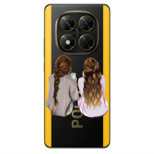 Xiaomi Poco X7 Friends Transparent Silicone TPU Θήκη