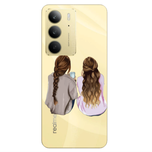Realme C 75 Friends Transparent Silicone TPU Θήκη