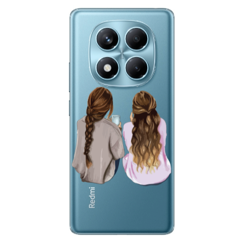Xiaomi Redmi Note 14 Pro Friends Transparent Silicone TPU Θήκη