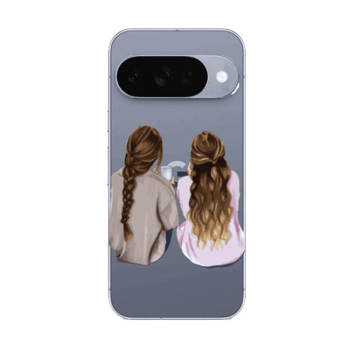 Google Pixel 10 Friends Transparent Silicone TPU Θήκη
