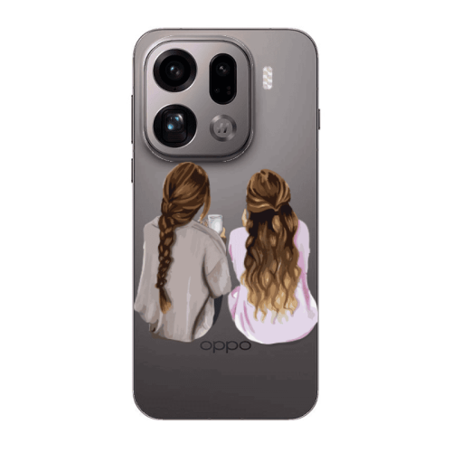 Oppo Find X9 Pro Friends Transparent Silicone TPU Θήκη