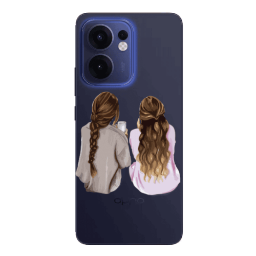Oppo Reno13 FS Friends Transparent Silicone TPU Θήκη