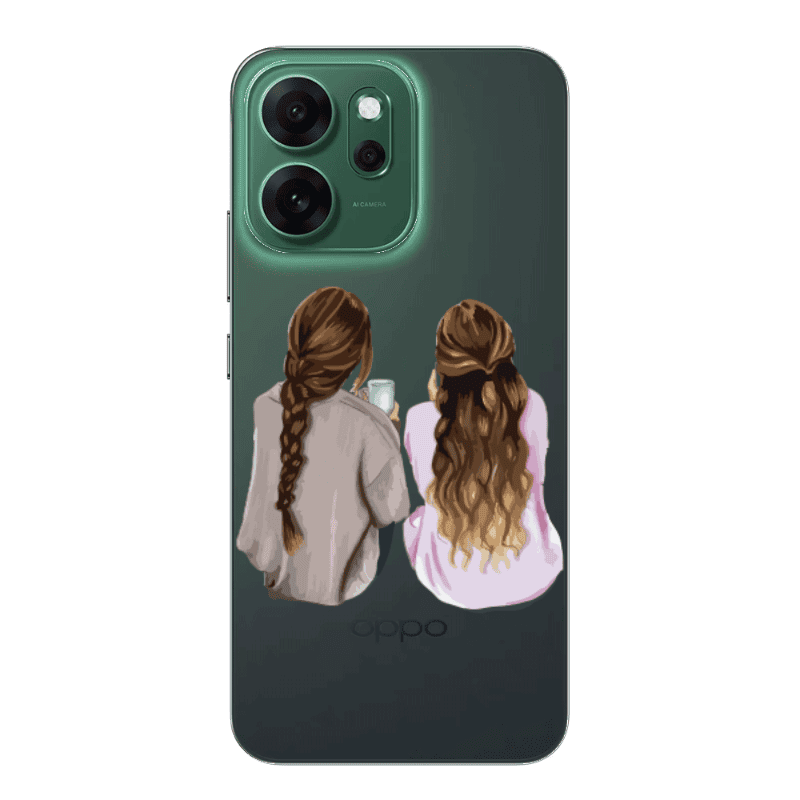 Oppo Reno 14 FS Friends Transparent Silicone TPU Θήκη