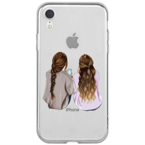 Apple iPhone Xr Friends Transparent Silicone TPU Θήκη
