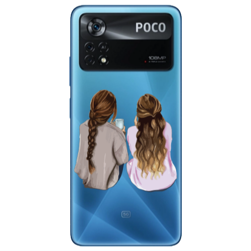 Xiaomi Poco X4 Pro Friends Transparent Silicone TPU Θήκη