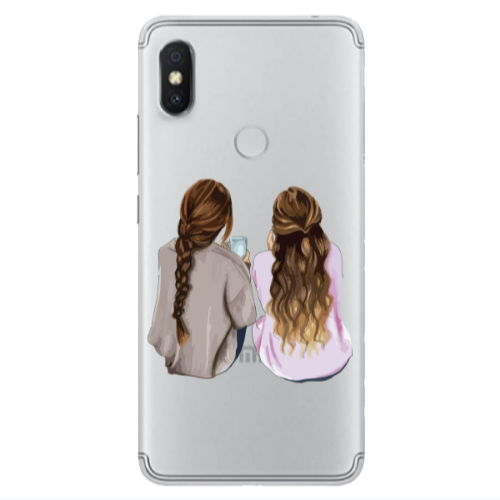 Xiaomi Redmi S2 Friends Transparent Silicone TPU Θήκη