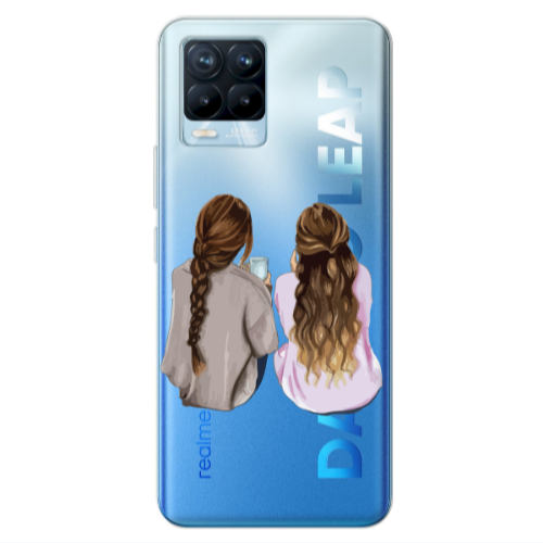 Realme 8 Pro Friends Transparent Silicone TPU Θήκη