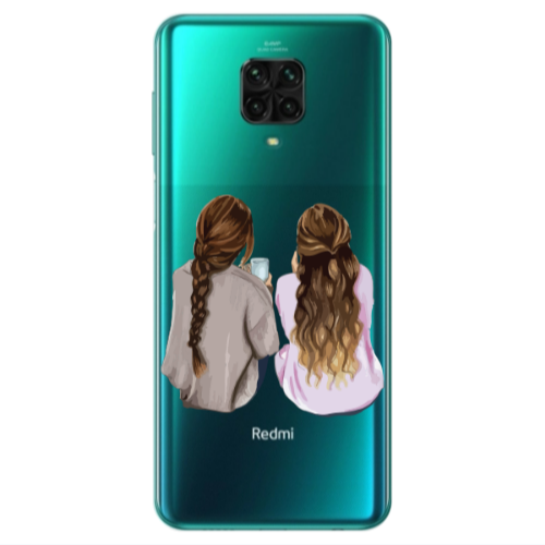 Xiaomi Redmi Note 9S Friends Transparent Silicone TPU Θήκη