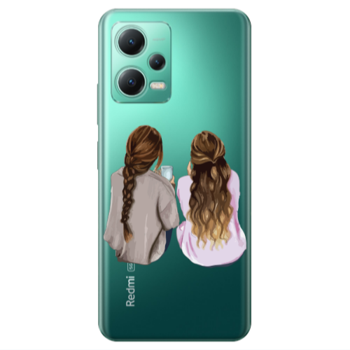 Xiaomi Redmi Note 12 Pro 5G Friends Transparent Silicone TPU Θήκη