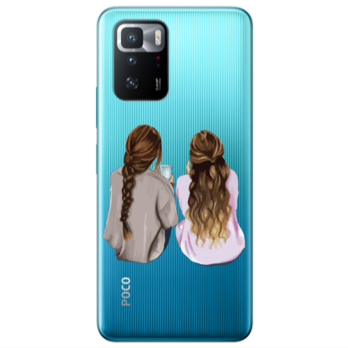 Xiaomi Poco X3 GT Friends Transparent Silicone TPU Θήκη