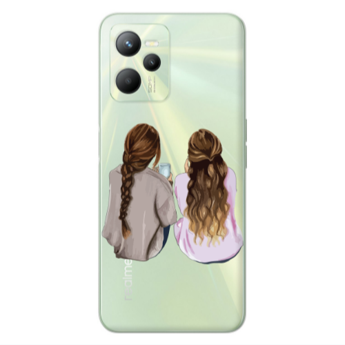 Realme C35 Friends Transparent Silicone TPU Θήκη