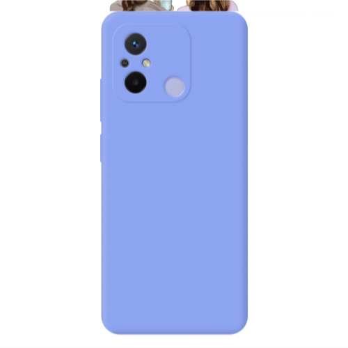 Xiaomi Redmi 12C Friends Light Purple Colored Silicone TPU Θήκη