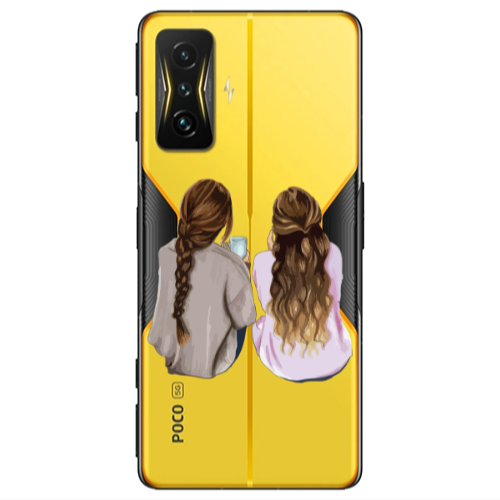 Xiaomi Poco F4 Gt Friends Transparent Silicone TPU Θήκη