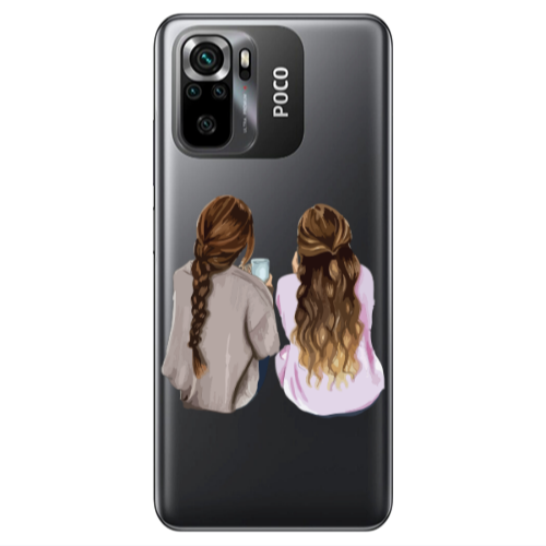 Xiaomi Poco M5 s Friends Transparent Silicone TPU Θήκη