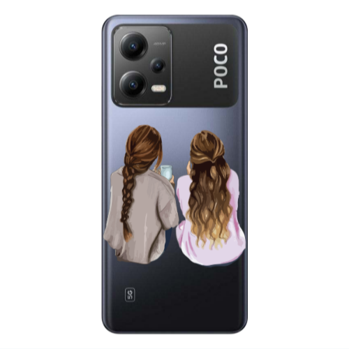 Xiaomi Poco X5 Friends Transparent Silicone TPU Θήκη