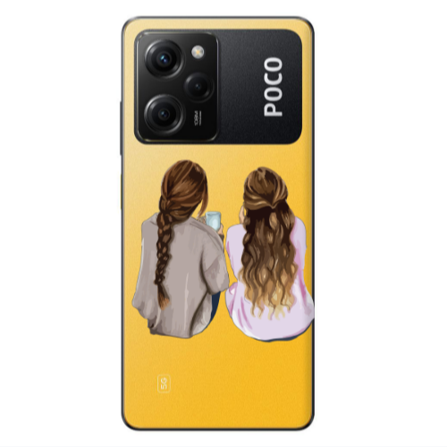 Xiaomi Poco X5 Pro Friends Transparent Silicone TPU Θήκη