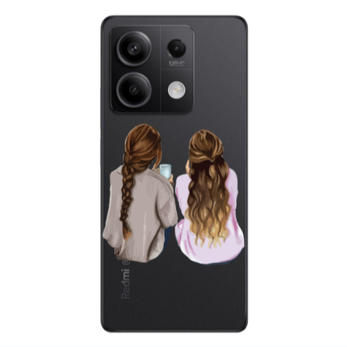 Xiaomi Redmi Note 13 5G Friends Transparent Silicone TPU Θήκη