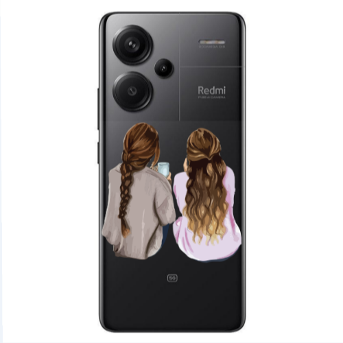 Xiaomi Redmi Note 13 Pro+ 5G  Friends Transparent Silicone TPU Θήκη