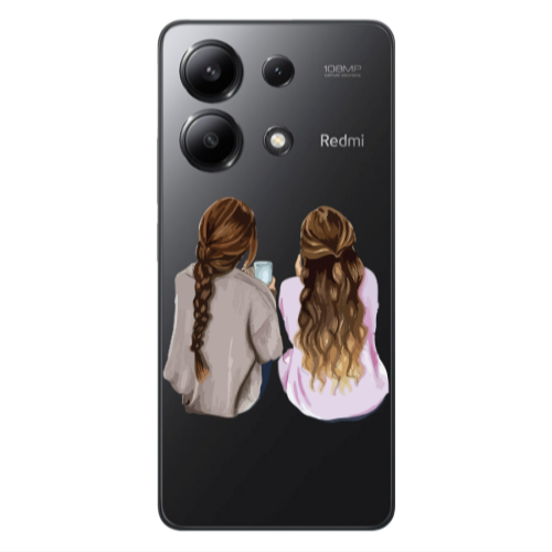 Xiaomi Redmi Note 13 4G Friends Transparent Silicone TPU Θήκη