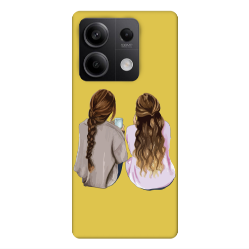 Xiaomi Redmi Note 13Pro 5G Friends Yellow Colored Silicone TPU Θήκη
