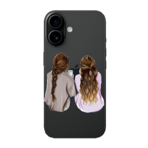 Apple Iphone 16 Friends Transparent Silicone TPU Θήκη