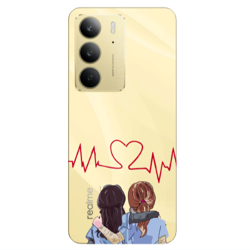 Realme C 75 Bro Transparent Silicone TPU Θήκη