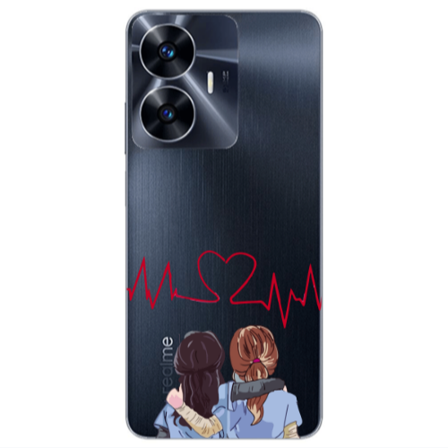 Realme Note 50 Bro Transparent Silicone TPU Θήκη