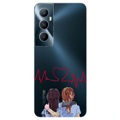 Realme C65 Bro Transparent Silicone TPU Θήκη