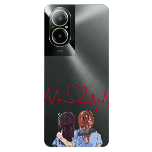 Realme C67 Bro Transparent Silicone TPU Θήκη