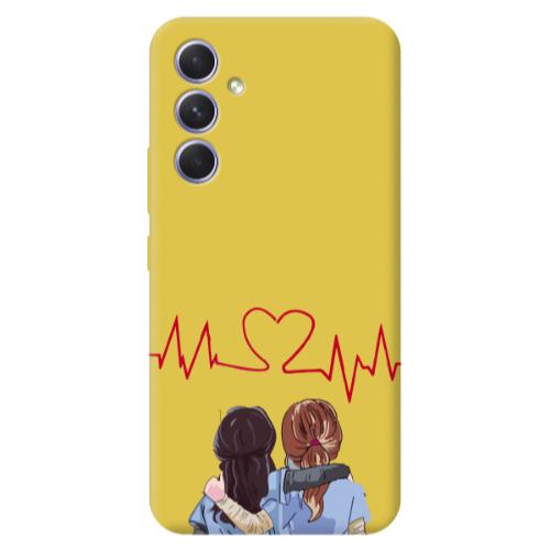 Samsung A36 Bro Yellow Colored Silicone TPU Θήκη
