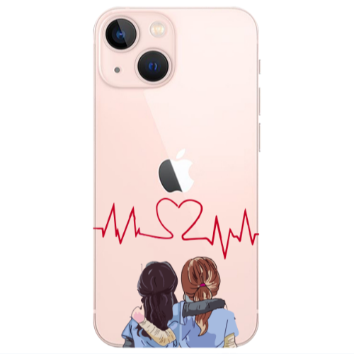 Apple iPhone 13 Bro Transparent Silicone TPU Θήκη