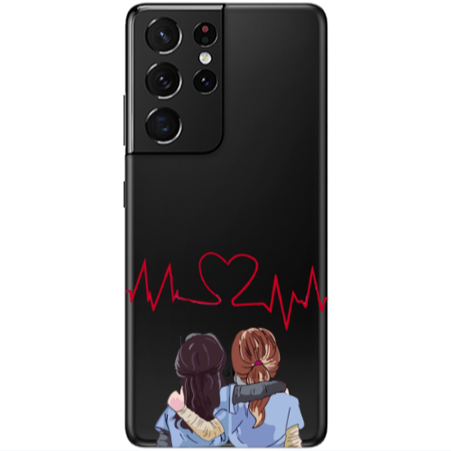 Samsung S21 Ultra Bro Transparent Silicone TPU Θήκη