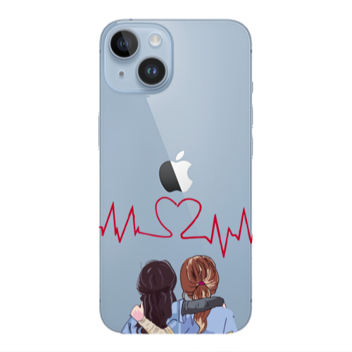 Apple iPhone 14  Bro Transparent Silicone TPU Θήκη