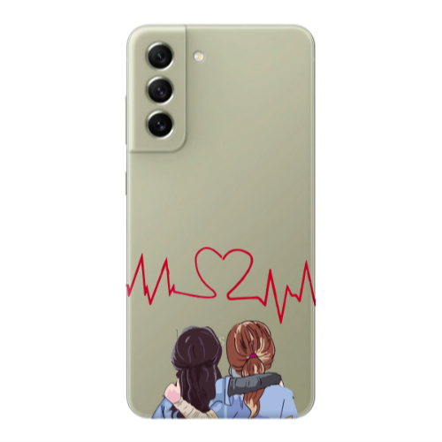 Samsung S21 FE Bro Transparent Silicone TPU Θήκη