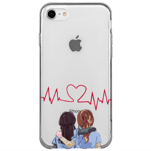 Apple iPhone 7 Bro Transparent Silicone TPU Θήκη