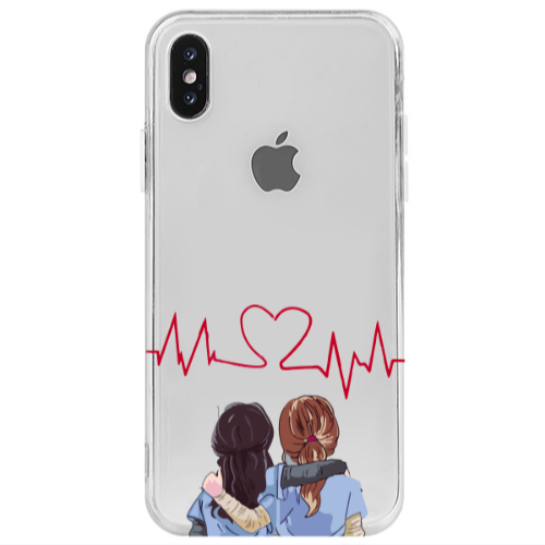 Apple iPhone Xs Bro Transparent Silicone TPU Θήκη