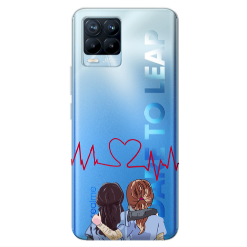 Realme 8 Pro Bro Transparent Silicone TPU Θήκη